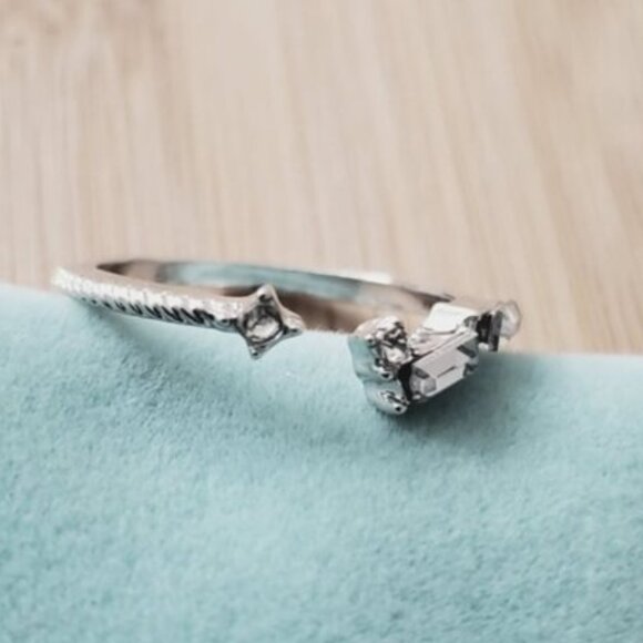 2/$35-New Open Ring Rope Inspired Detailing - Picture 1 of 11